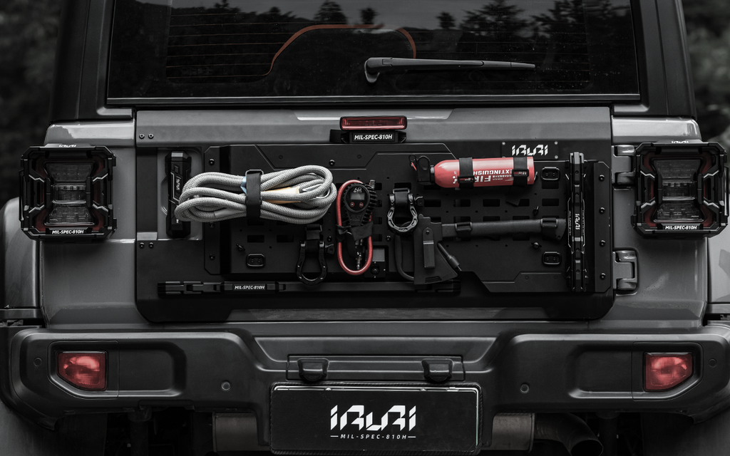 IRURI Rear Tailgate Molle Panel for Jeep Wrangler