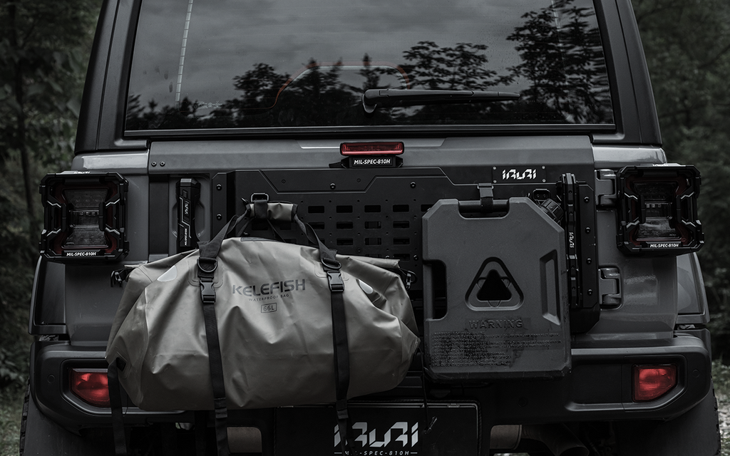 IRURI Rear Tailgate Molle Panel for Jeep Wrangler