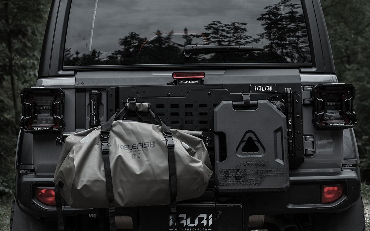 IRURI Rear Tailgate Molle Panel for Jeep Wrangler