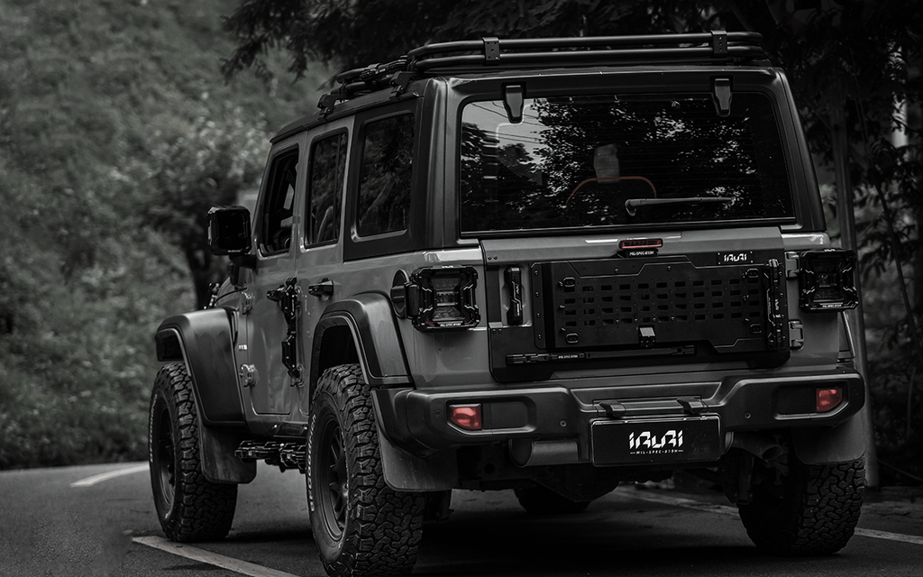 IRURI Rear Tailgate Molle Panel for Jeep Wrangler