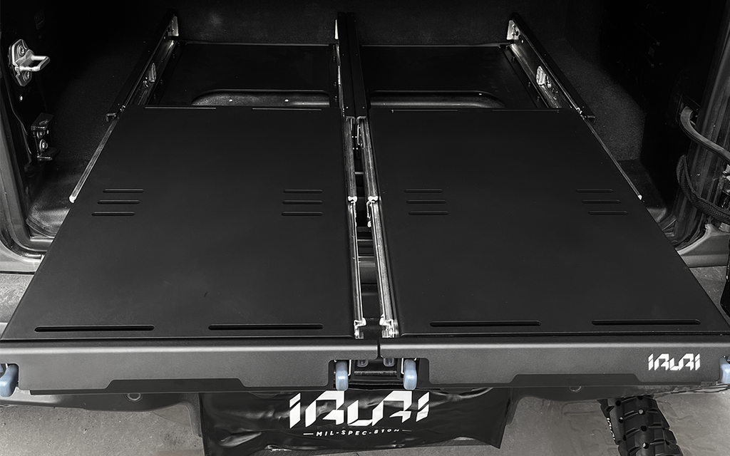 IRURI Dual-Drawer Cargo Management System for Jeep Wrangler