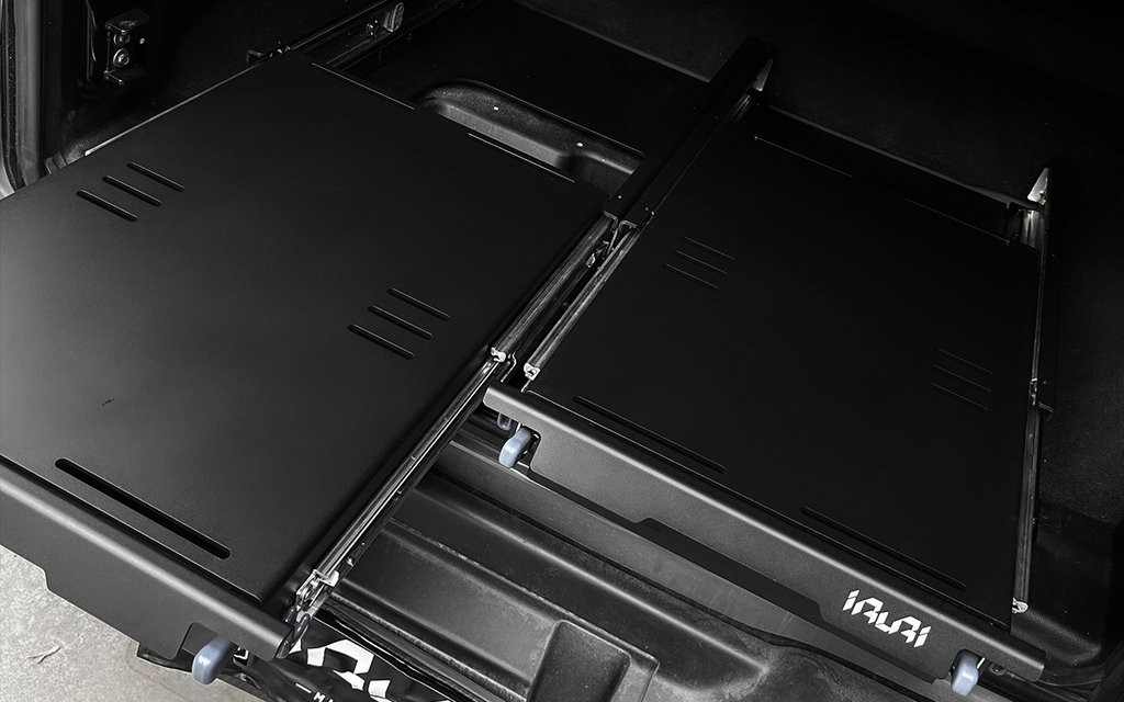 IRURI Dual-Drawer Cargo Management System for Jeep Wrangler