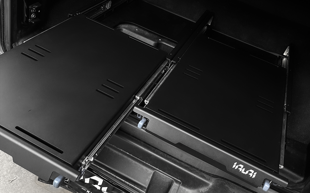 IRURI Dual-Drawer Cargo Management System for Jeep Wrangler