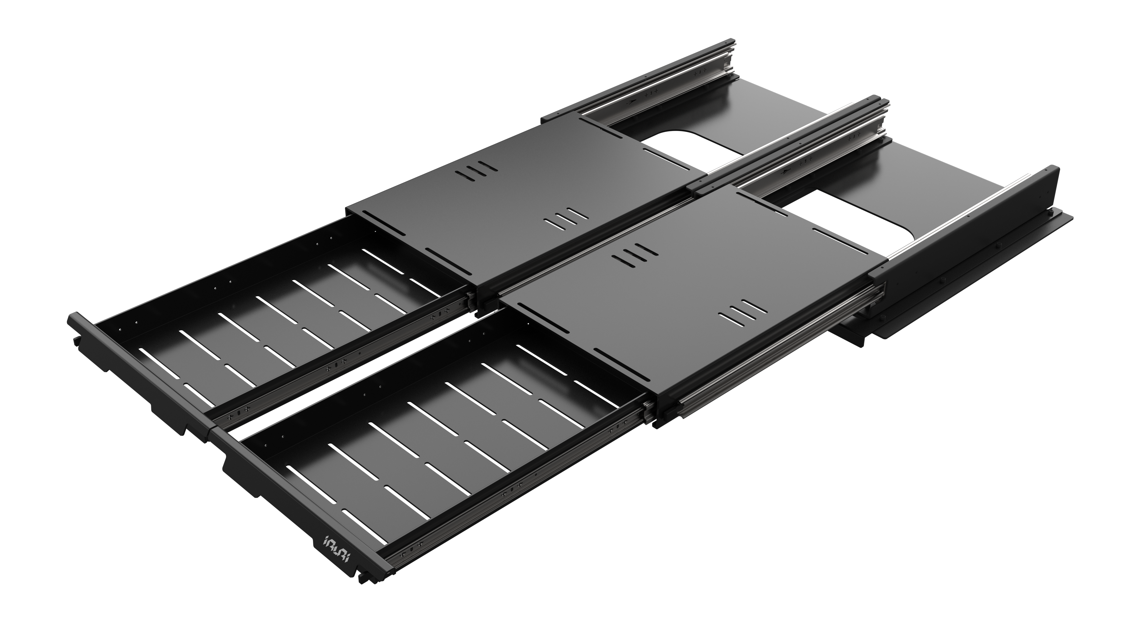 IRURI Dual-Drawer Cargo Management System for Jeep Wrangler
