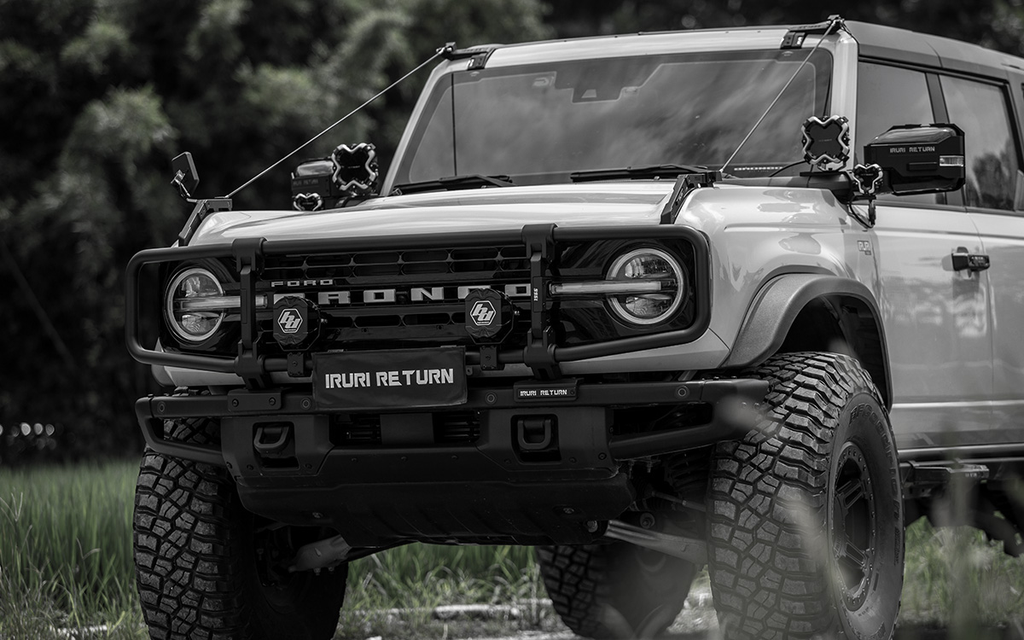 IRURI-RETURN Bronco Aluminum Bull Bar