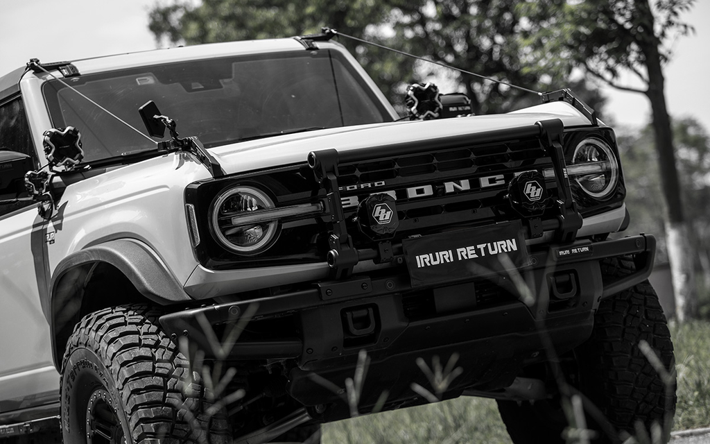 IRURI-RETURN Bronco Aluminum Bull Bar