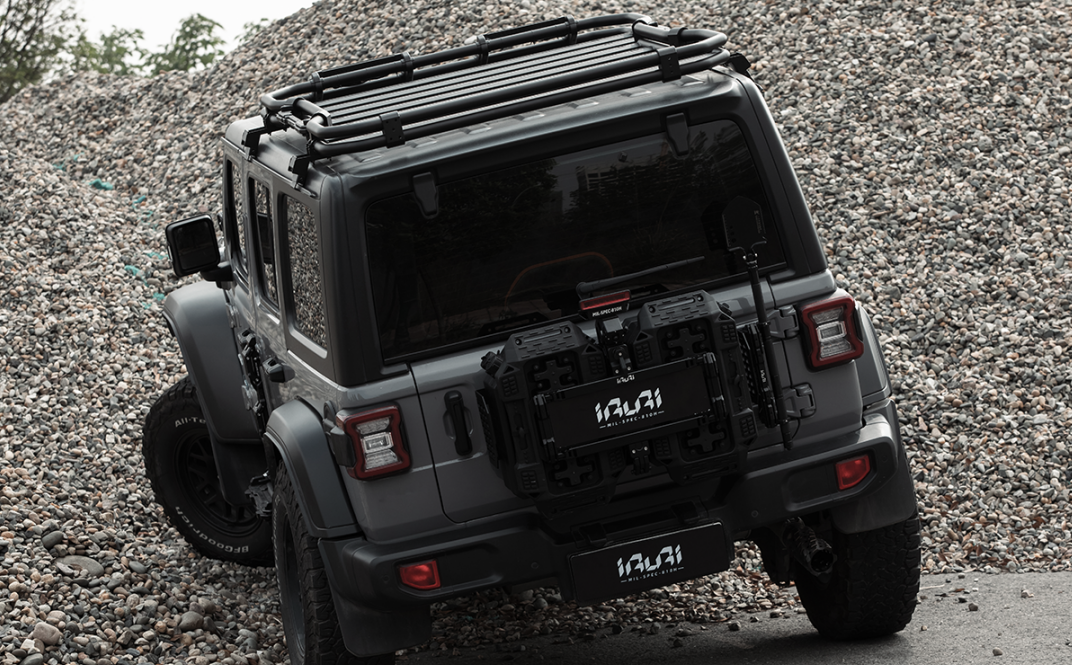 IRURI Multifunktions-Fahnenmasthalterung für Jeep Wrangler