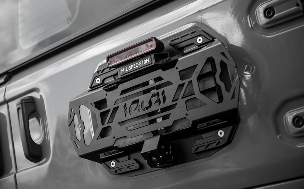 IRURI Tactical Rear License Plate Bracket - Jeep Wrangler