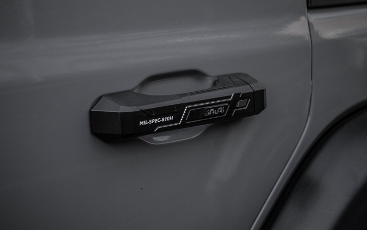 IRURI Door Handle Covers blacked-out for Jeep Wrangler(3pcs Set)