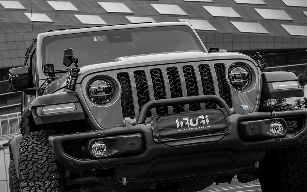 IRURI "Grenade" Hood Latch & Sand Mirror Kit for Jeep Wrangler（a pair）