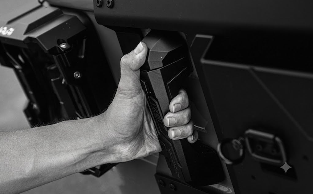 IRURI Door Handle Covers for Jeep Wrangler(3pcs Set)(black on black)