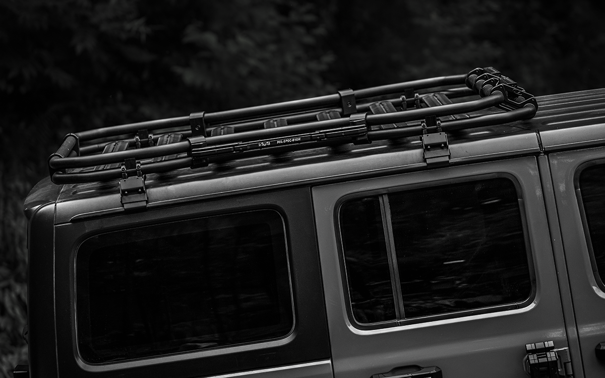 Upgrade your rig with the Dual Layer Roof Rack for Jeep Wrangler. Lightweight aluminum, aerodynamic design, and heavy-duty storage for JL/JL4XE/JL Rubicon