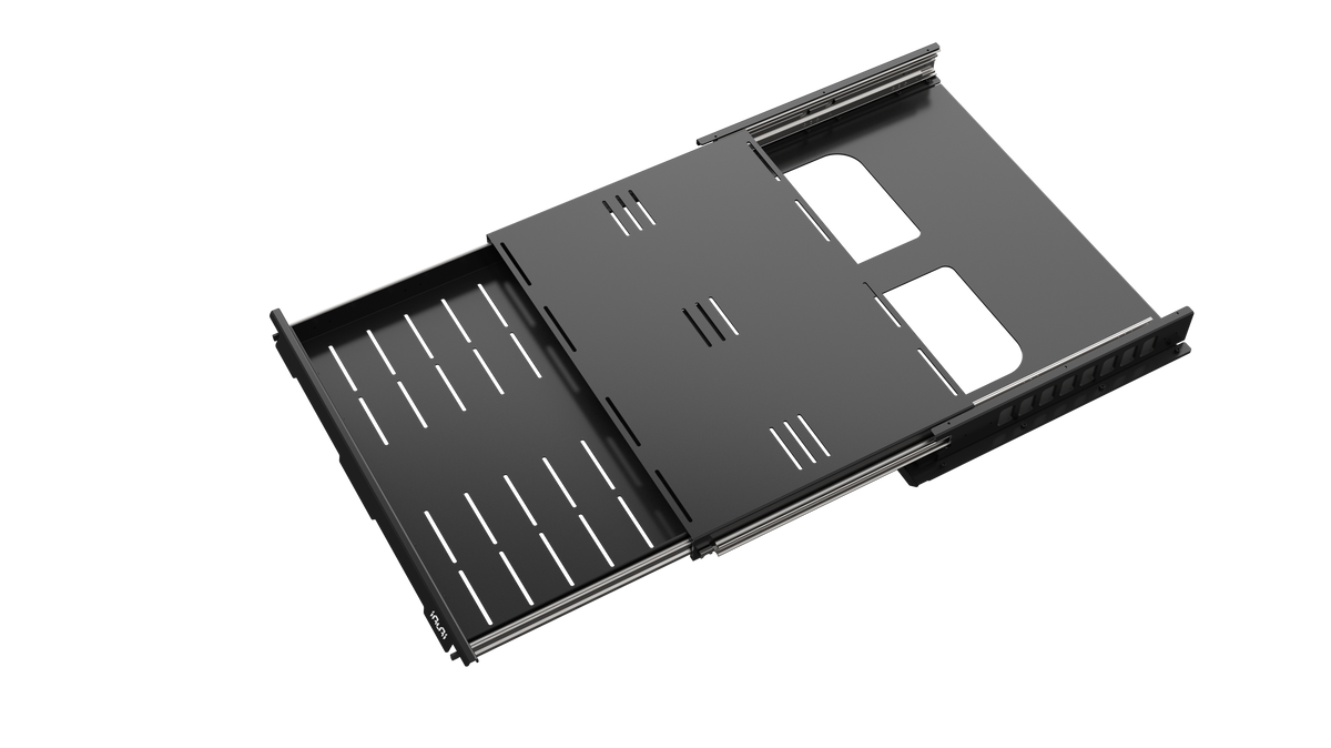 IRURI Integrated Fishing Platform System Jeep Wrangler Product Shot