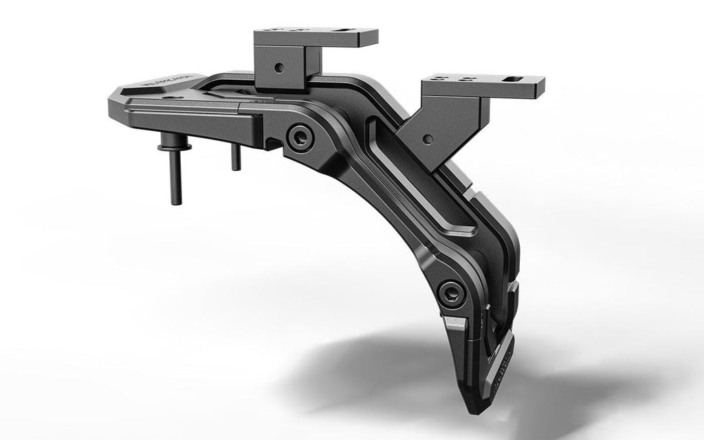 Upgrade night trails with the IRURI Origin A-Pillar Light Mount for Jeep JL & 4xe. No-drill install, CNC aluminum durability, and MIL-SPEC strength.