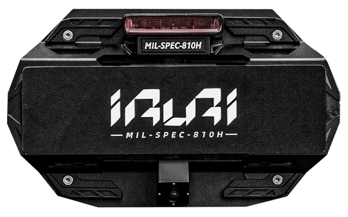 Upgrade your Jeep with the iRURI Tactical Rear License Plate Bracket. CNC aluminum, integrated brake light, and camera-ready for Wrangler JL & 4XE.