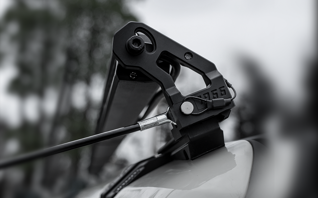 Upgrade your night ride. 2021-2026 Ford Bronco roof LED light bar mounting brackets. Heavy-duty, wind-noise reducing design. No-drill installation for 6th Gen.
