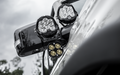 Light up the trail. 2021-2026 Ford Bronco A-pillar triple LED pod light mounts. Durable, low-profile, and wind-noise resistant. Essential for night off-roading.