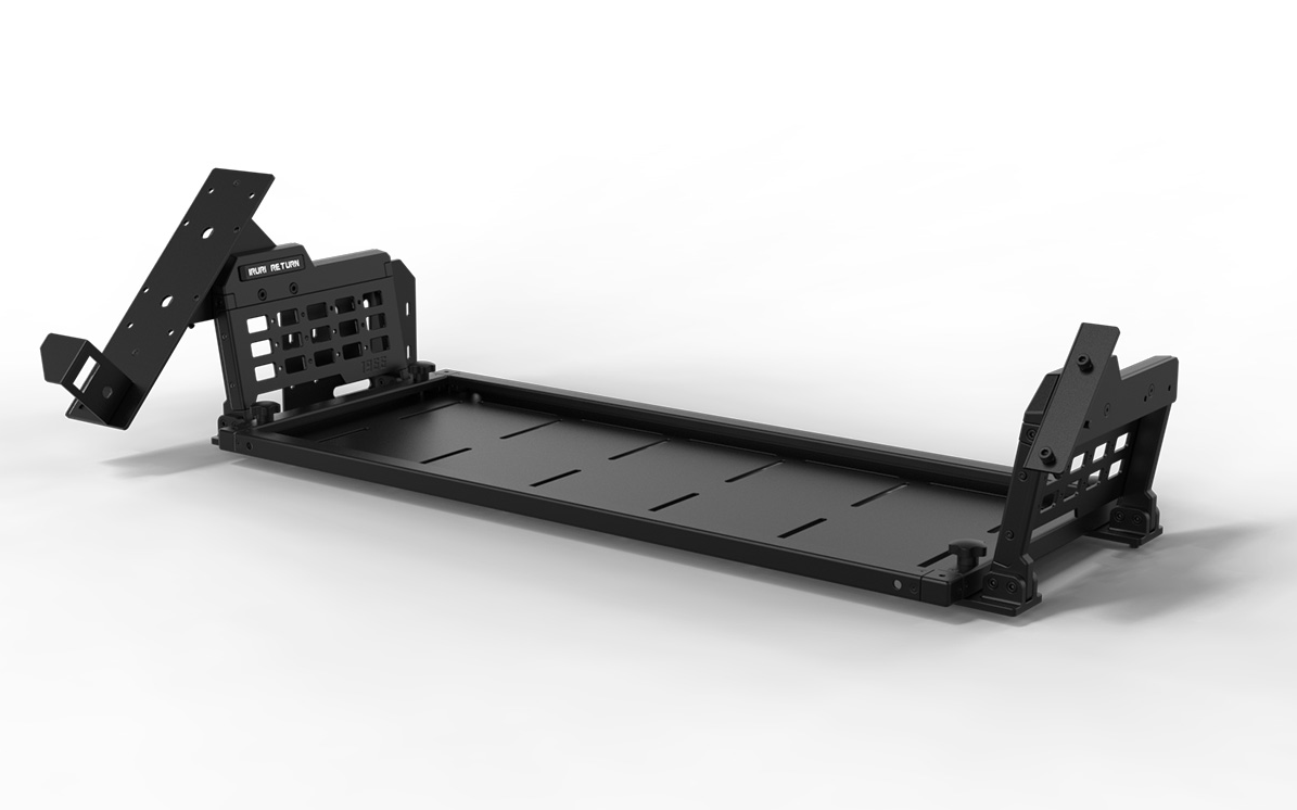 Optimize your trunk space. 2021-2026 Ford Bronco rear cargo shelf. Heavy-duty quick-release storage platform for efficient gear organization and overland travel.