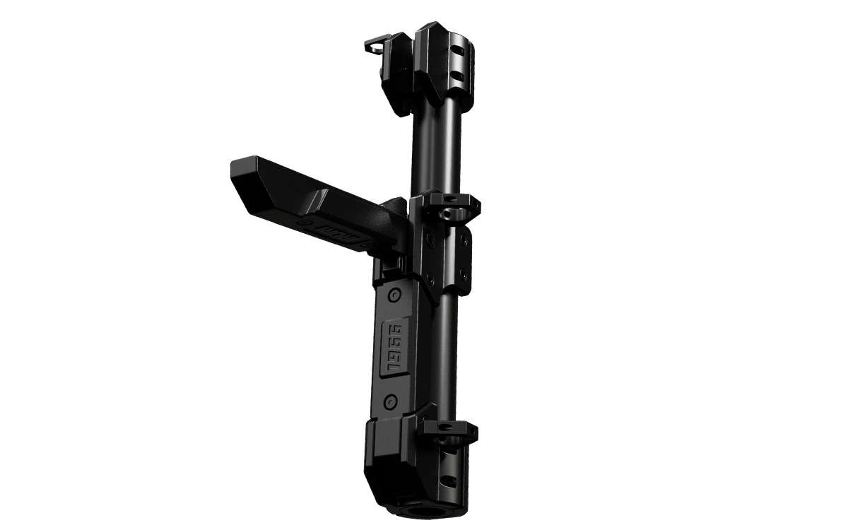 Ultimate off-road upgrade. 2021-2026 Ford Bronco heavy-duty no-drill rear whip flag and CB antenna mount bracket. Spare tire compatible, bolt-on design.