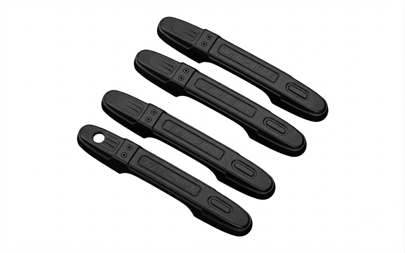 IRURI-HILLS Door Handle Covers for TOYOTA LC250(black on black)