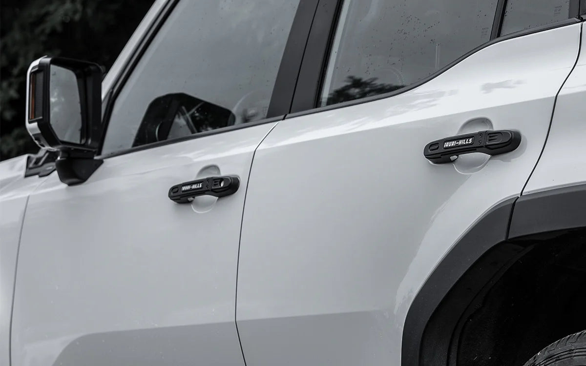 IRURI-HILLS Door Handle Covers for TOYOTA LC250(black on black)