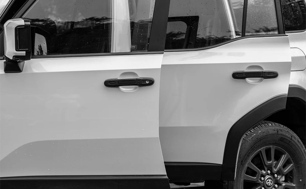IRURI-HILLS Door Handle Covers for TOYOTA LC250(black on black)