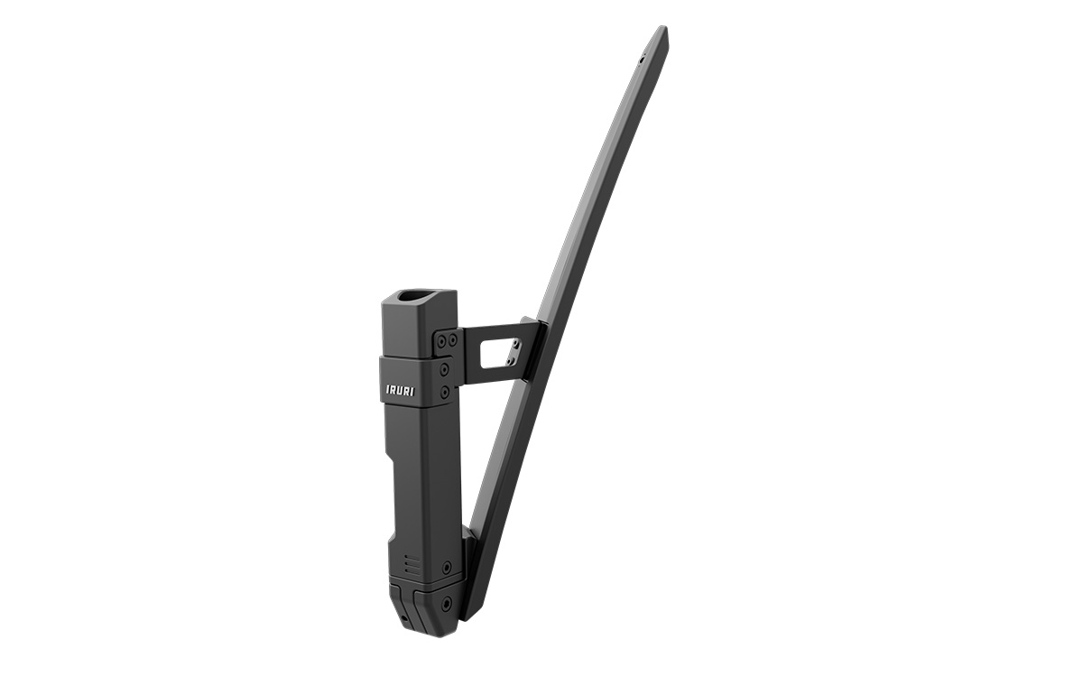 Fly your flag with pride. The IRURI-HILLS foldable mount for the GX550 features a quick-release mechanism and adjustable angle.