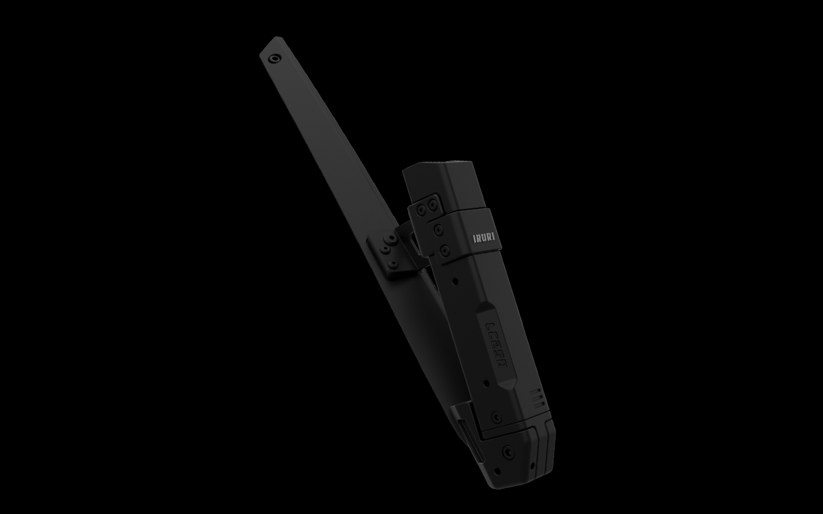 Fly your flag with pride. The IRURI-HILLS foldable mount for the GX550 features a quick-release mechanism and adjustable angle.