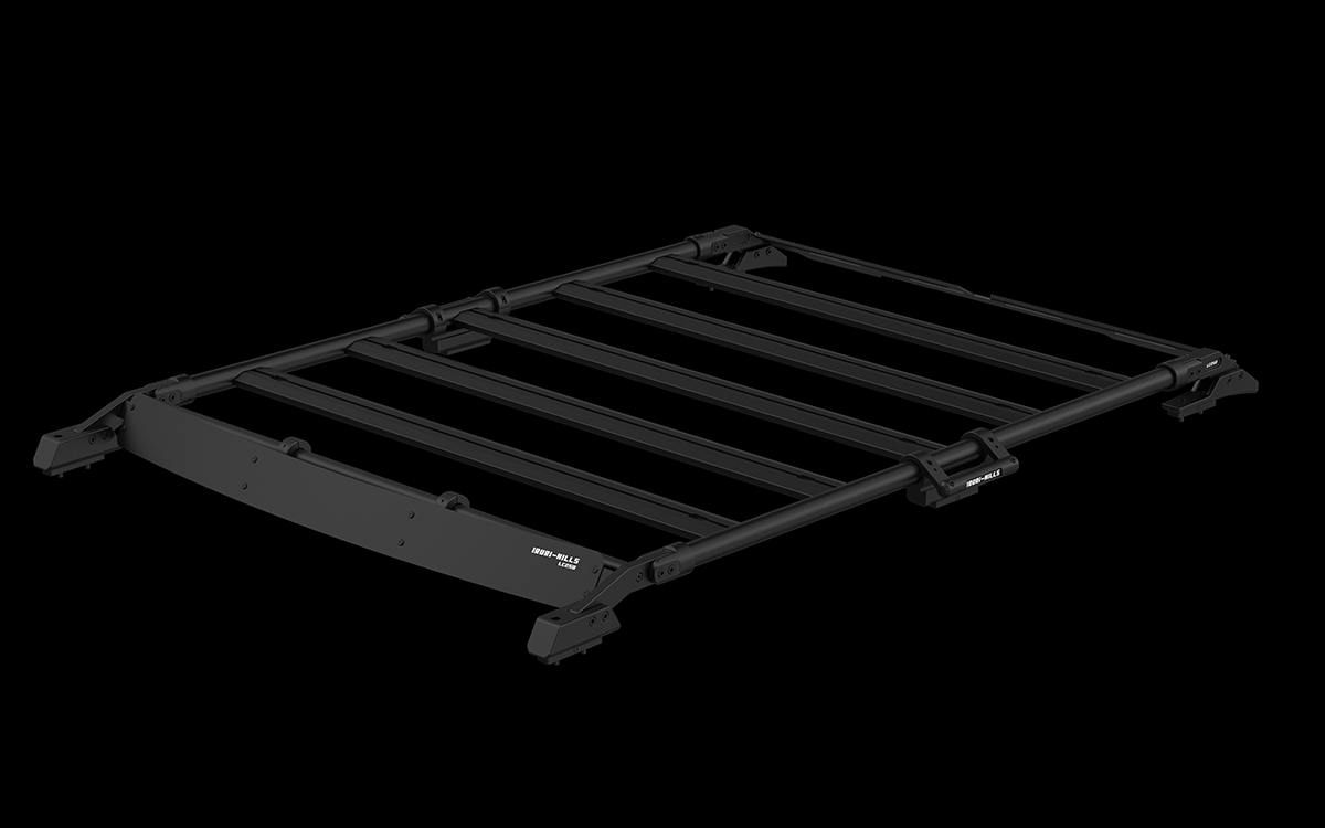 Upgrade your GX550 with the IRURI-HILLS Low-Profile Roof Rack. Ultra-quiet, 19kg lightweight design, and 200kg capacity for ultimate overlanding.