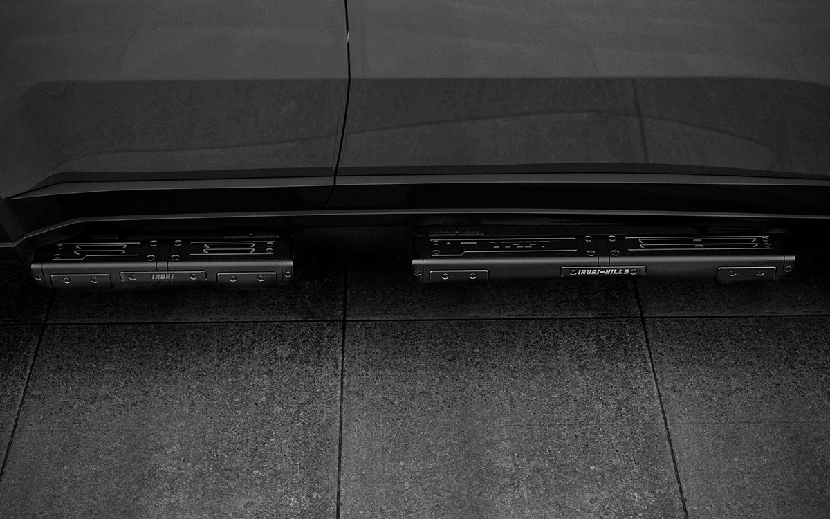 IRURI Modular Side Step Boards for Toyota Land Cruiser Prado LC250(a pair)