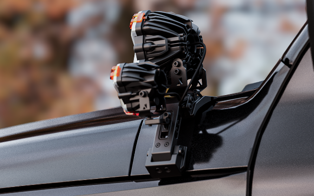 Dominate the Dark Elevate your Tank 300's aggressive stance with our premium A-Pillar LED mounting system.