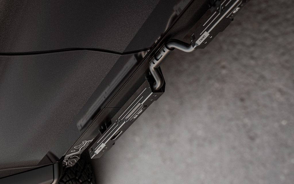 "Experience high-strength protection without the weight. IRURI’s magnesium-aluminum side steps for Tank 300 offer superior durability and are 100% rust-proof. Heavy-duty 440lbs capacity with zero-drill fitment. Upgrade your rig’s performance today."